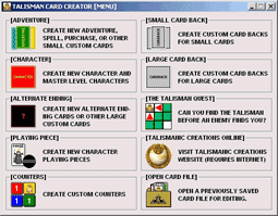 Menu Screen (22K)