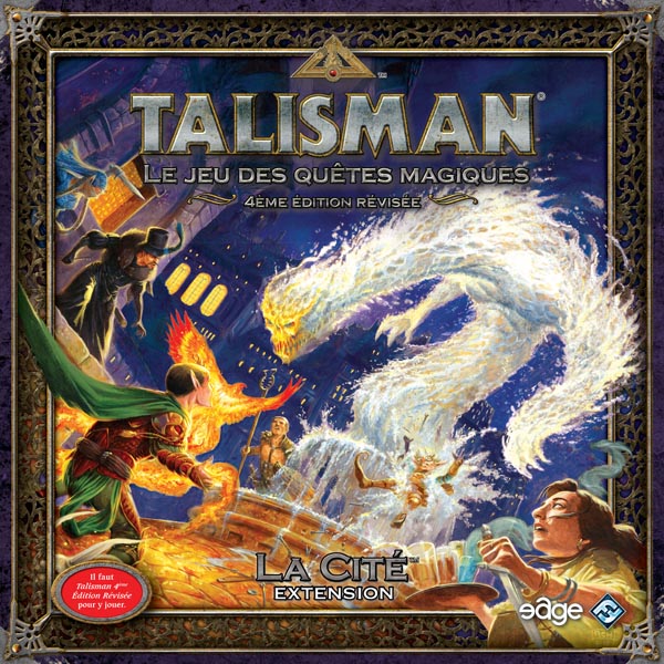 Revised The Deep Realms Expansion Board Game Fantasy Flight OOP Talisman 4th Ed 